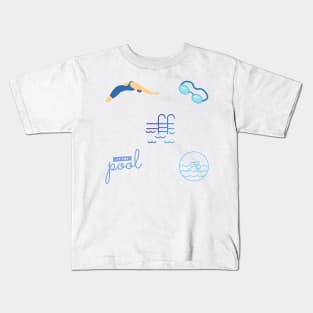 Swimmer Variety Pack Kids T-Shirt